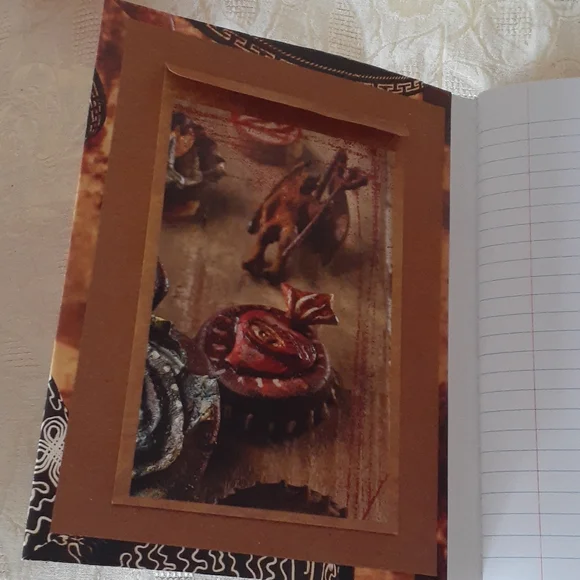 Day of the Dead Journal Handmade One of a Kind - Picture 6 of 9
